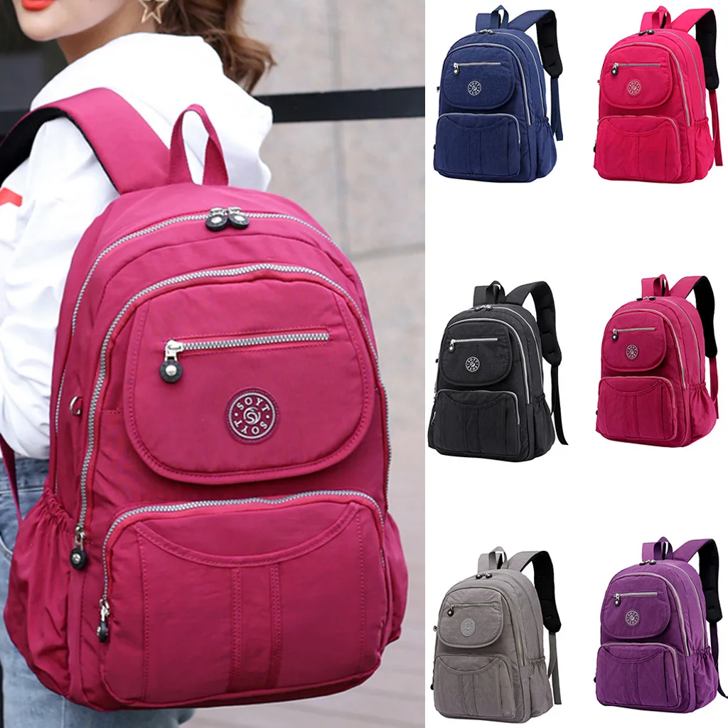 

Women Large Capacity Backpack Waterproof Travel Bags Schoolbag for Teenage laptop bag female anti diefstal rugzak Mochila