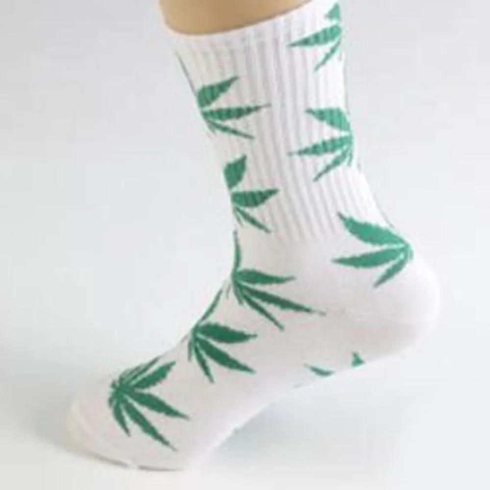 Принт &quotКленовый лист&quot носки мягкие Chaussettes Femmes хлопковые противоскользящие по