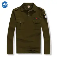 Мужская хлопковая футболка с длинными рукавами с изображением американского дивизиона, армейских фанатов, Специальная мужская футболка с длинными рукавами для пеших прогулок