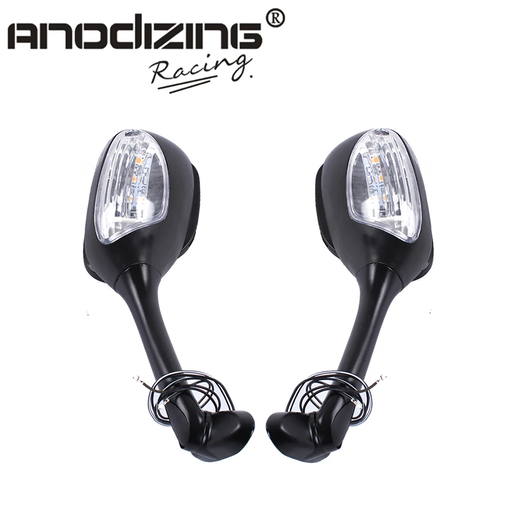 motorcycle rearview Side mirror with turn light SIGNALS INDICATORS in