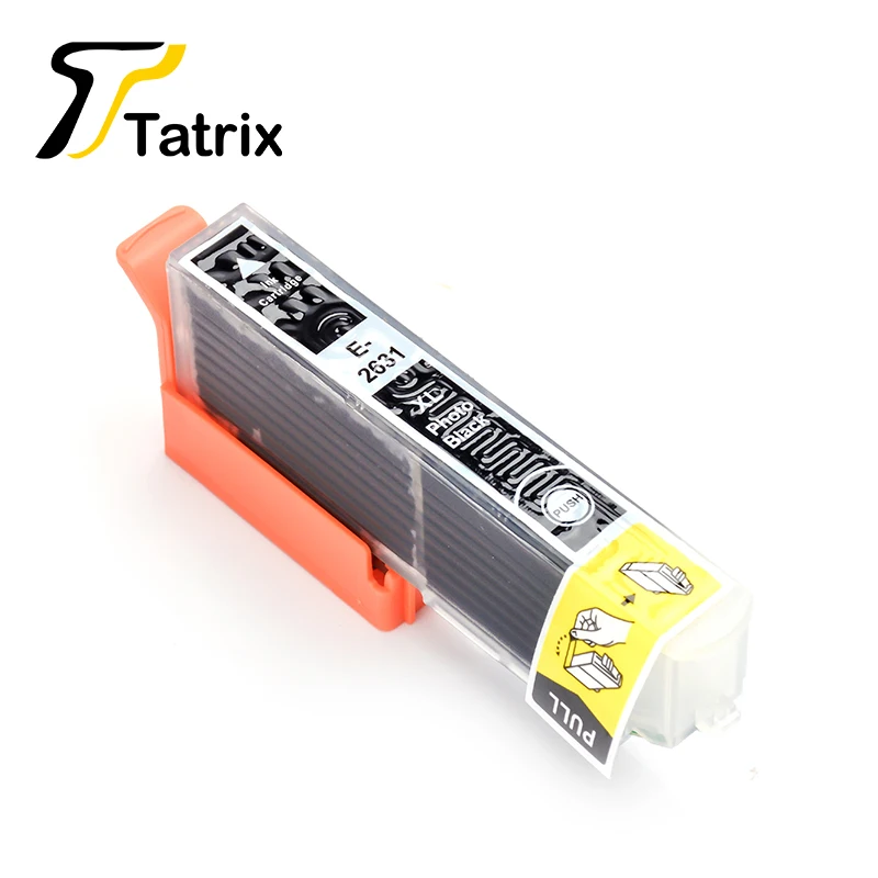 Tatrix черный совместимый чернильный картридж 26XL T2621 T2631 для Epson XP-510 XP-605 XP-610 XP-615 XP-700 XP-710 XP-800 XP-810 принтер