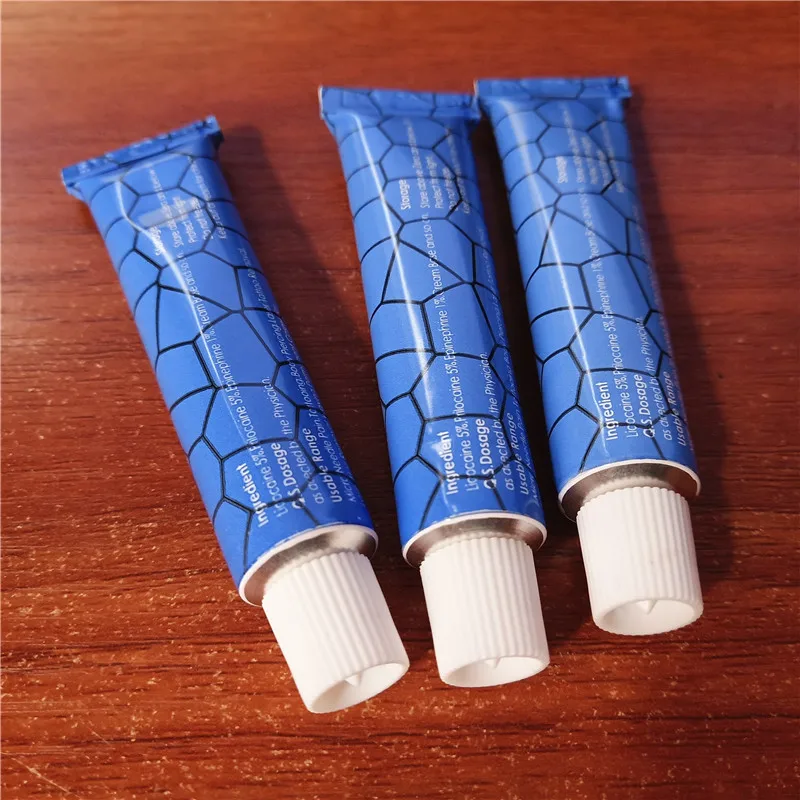 

39% blue painless auxiliary before tattoo cream for Permanent Piercing Makeup eyebrow lips eyeliner Body Skin 10g