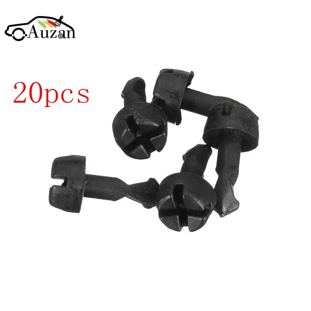 20pcs Engine Undertray Cover Screws Clips Car Bumper /Fender Clip For