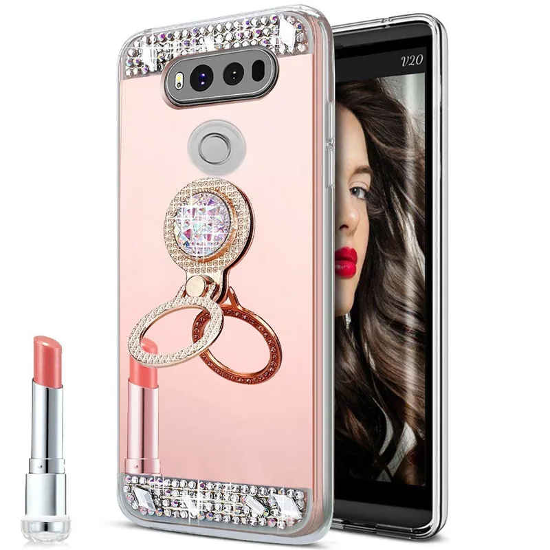 1 шт. для LG K4 K7 K8 K10 2017 Стилус 2 3 вращающаяся подставка Алмазный роскошный
