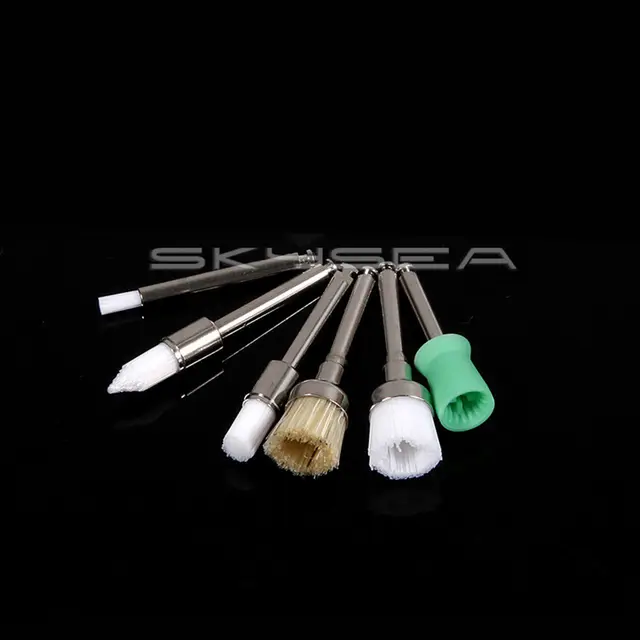 Free shipping 120x Dental Nylon Prophy Brushes Rubber Polishing Cup