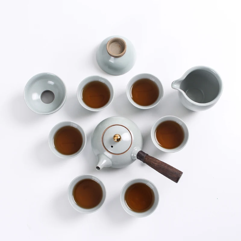Заварочный чайник tangpin керамические чайники kyusu чайники чайные наборы Китайский кунг-фу чайные наборы