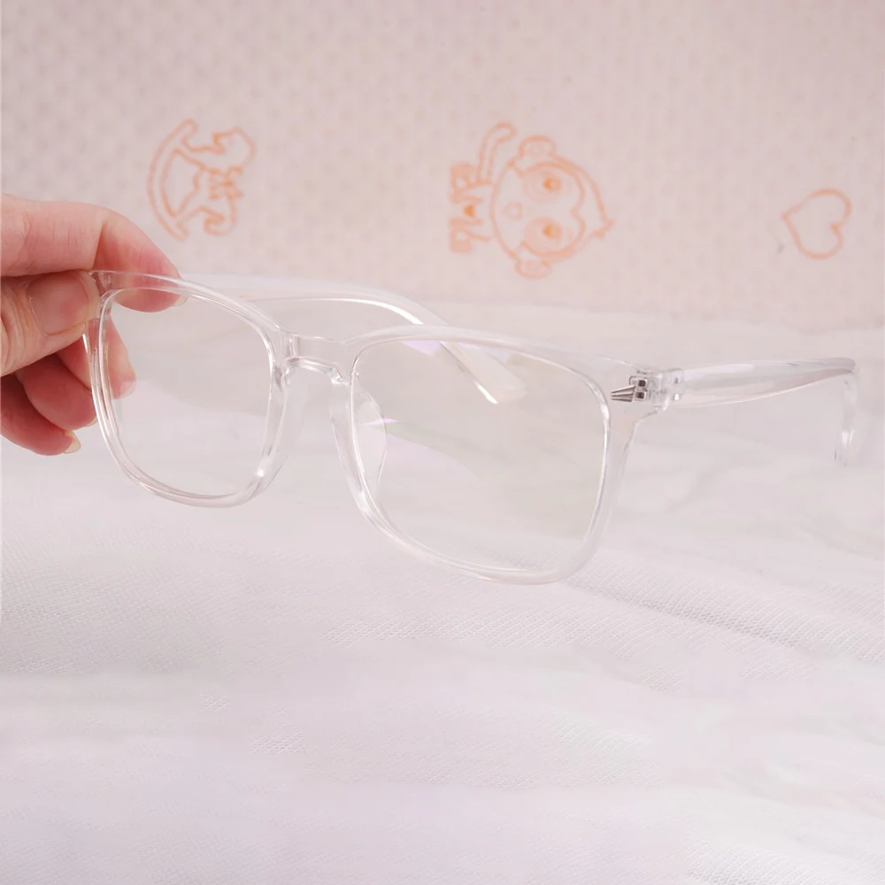 Vazrobe Computer Glasses Women men transparent blue light eyeglasses woman work nerd points for man's gaming eye protect UV400