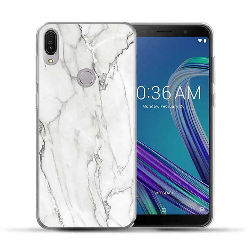 Arvin Clear Silicone Pattern Cover for ASUS Zenfone max Pro m1 ZB601KL Soft TPU Phone Cases for ASUS ZC520KL ZC554KL ZC520TL Bag (6)