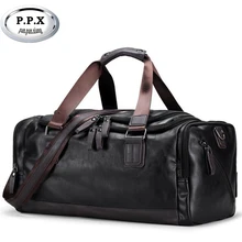 P. p. X большой Ёмкость Для Мужчин's Дорожные сумки Водонепроницаемый из искусственной кожи Мужская тотализаторов сумка бренд Duffle складной Портативный Сумки на плечо p259