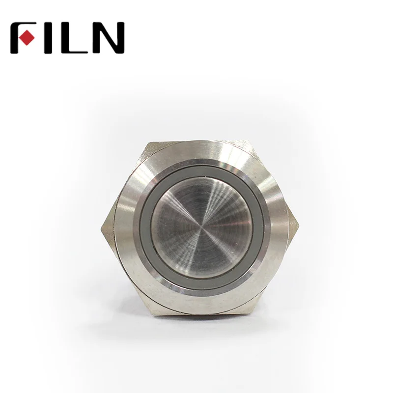 25mm stainless steel ring led 3v 6v 12v 24v 48v 220v blue green white yellow red Latching 1NO 1NC SPDT metal push button switch (2)