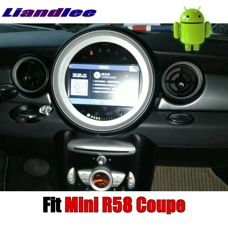 For Mini Coupe R58 2012~2017 Liandlee Android system Car Multimedia Player NAVI With DVD Car Radio Stereo GPS Map Navigation 4