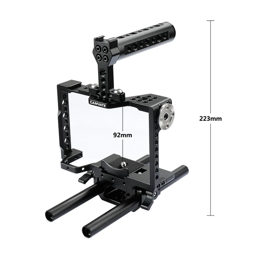 Камера CAMVATE с ручкой сверху и двойным стержнем 15 мм для a7 II a7R a7S III a9 Series
