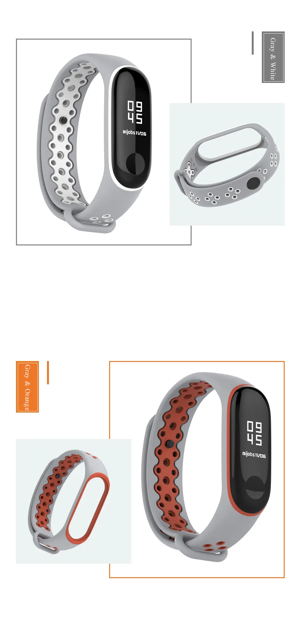 Ремешок mi jobs mi Band 4 спортивный ремешок на запястье для Xiaomi mi Band 4 силиконовый браслет для Xiaomi mi Band 3 Смарт-часы mi band 3 ремешок