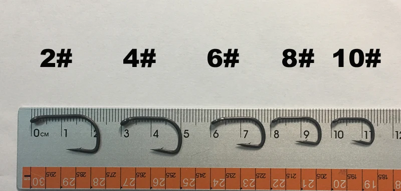 100 x широкий Gape крюк с прямой точкой для ловли карпа микро колючей, сильно кованый, химически заточенный для рыбалки крючки