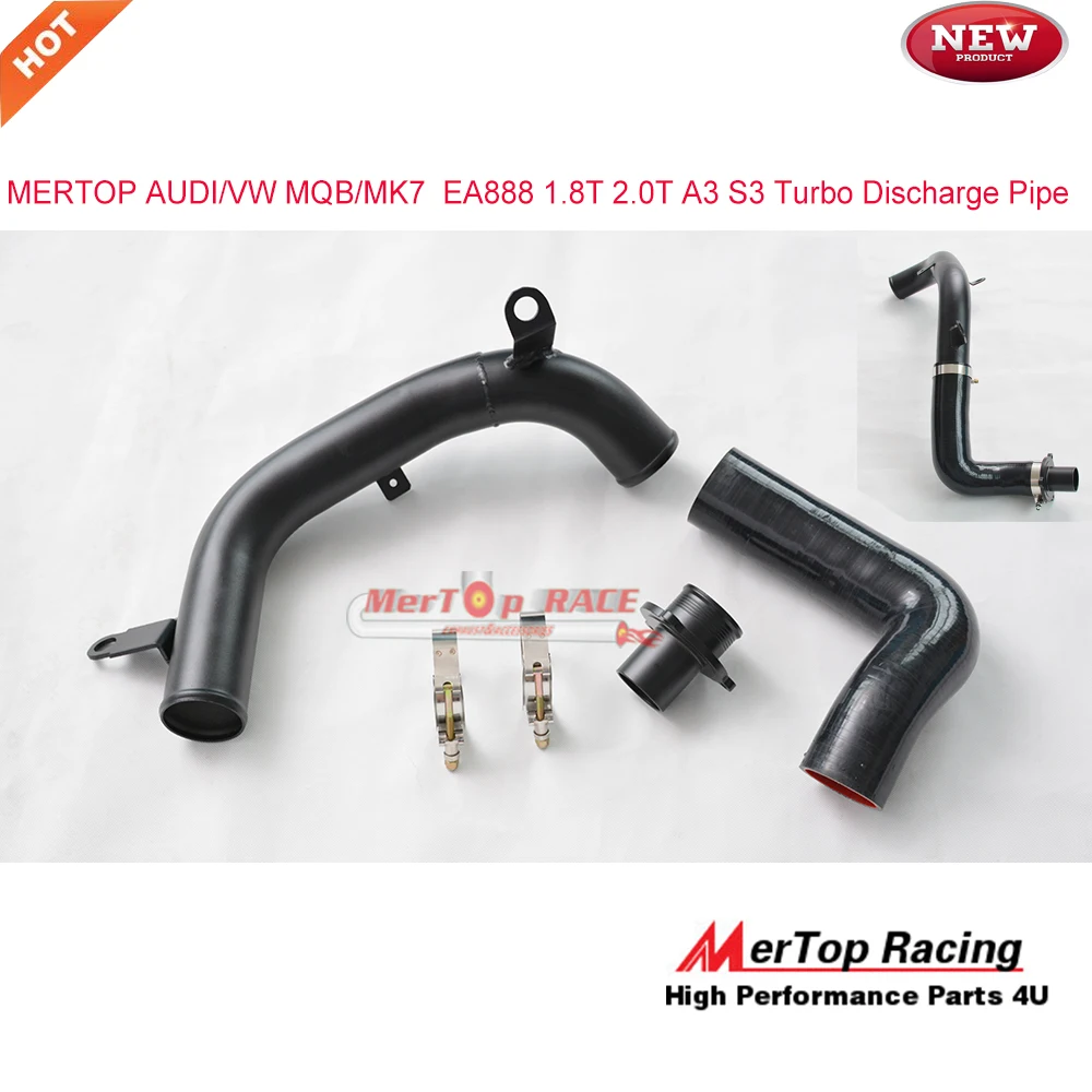 

MERTOP Race VW MQB MK7 Golf 7 EA888 1.8T 2.0T TSI A3 S3 Turbo Discharge Pipe charge pipe