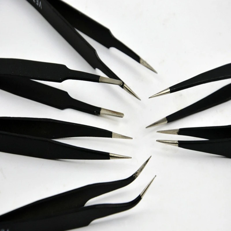 

Stainless Steel anti-static Multi-Function Manicure Clip Pinch Fix Tweezer Nail Tools sets DIY jewelry special