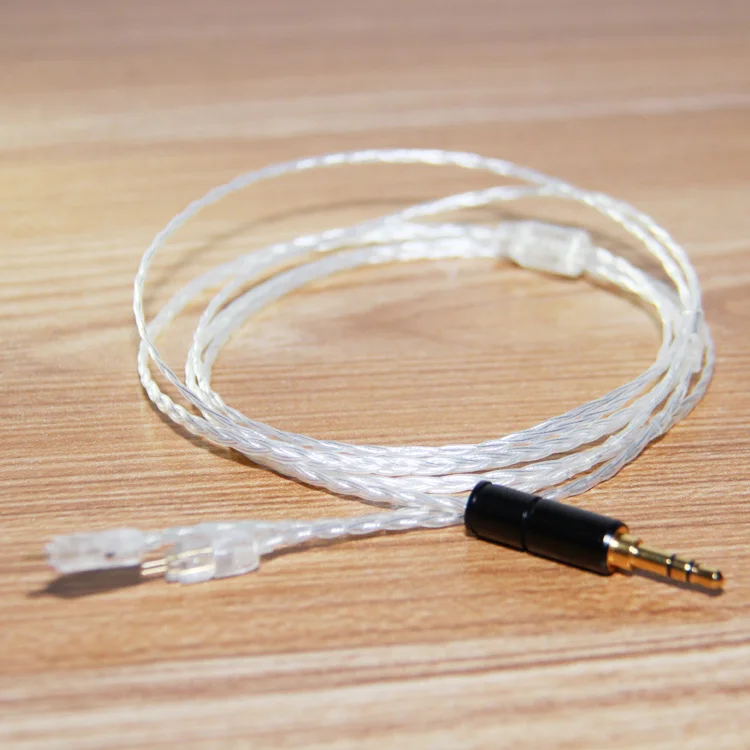 

pure Silver headphone upgrade cable MMCX SE535 TF10 UE18 UM3X upgrade cable