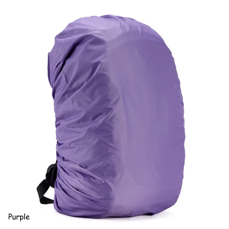 Портативный непромокаемый рюкзак, 1 шт., рюкзак, сумка, дождевик, для путешествий, кемпинга, водонепроницаемый, пылезащитный, для улицы, для альпинизма, рюкзак, чехол - Цвет: Фиолетовый
