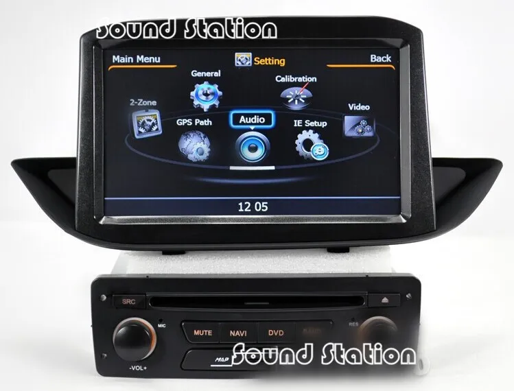 For Peugeot 308 2012 2013 GPS Navigation For Peugeot 308 S100 Car Radio