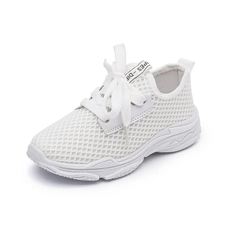 2019 Unisex Kids Mesh Running Sneakers Girls Shoe Boys Spring Breathable Trainers Children Comfortable Yeezys Sports Shoes