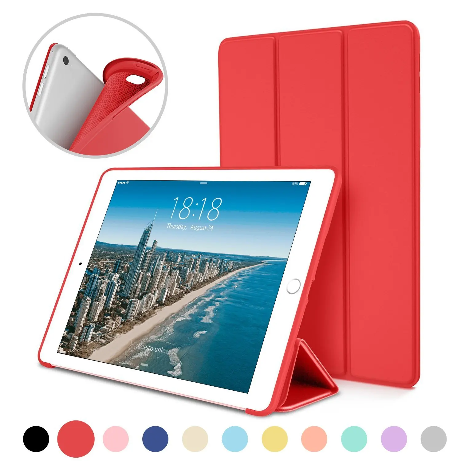 Для iPad Mini 4 Чехол A1538 A1550 искусственная кожа Ultra Slim Smart Cover + Силиконовые Мягкая обложка для Apple iPad Mini4 чехол Услуга сна