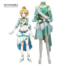 2017 Del Personalizar para adultos Envío Libre Adulto Nueva Moda LoveLive! Eli Ayase Cosplay Para Halloween Fiesta Musical