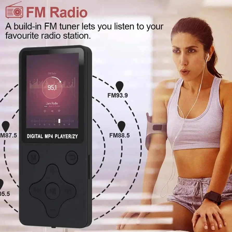 Carprie Mp3 плеер модный портативный MP3 без потерь Звук Музыкальный плеер FM рекордер мини медиаплееры Прямая поставка 18JUL25