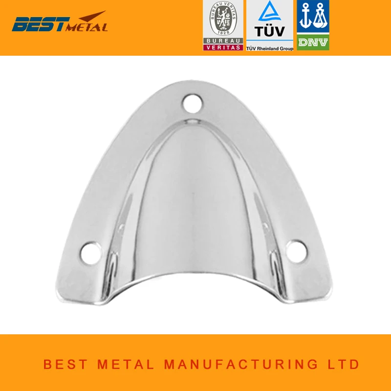 

Marine Grade Stainless Steel Midget Clam Shell Wire Cable Vent Cover hose for Rowing Boat Marine Yacht Surfing Water Sport