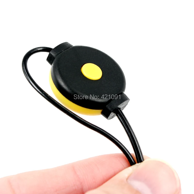2 Pin PTT Mic Headset Earpiece Ear Hook Earphone for Kenwood Baofeng 4 IMG_0054