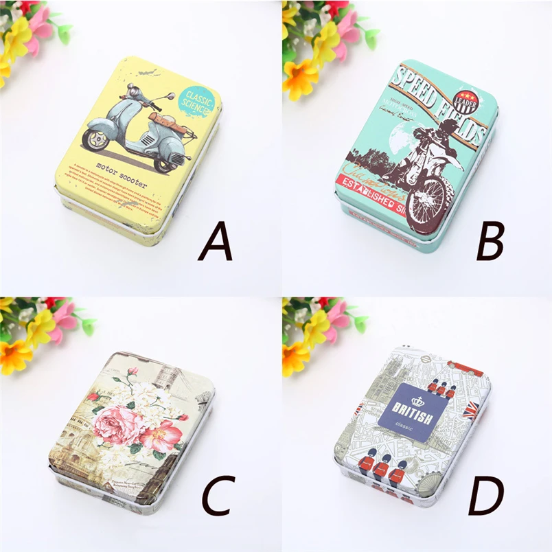 Fashion Travel Cosmetic Case Organizer Storage Cartoon Tinplate storage make up organizer storage organizer storage box #4D10 (11)