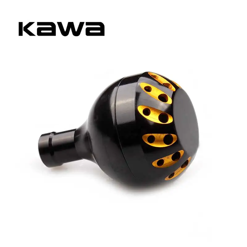 Kawa новая Рыболовная катушка ручка для Daiwa Shimano спиннинговая катушка для 1500-4000 Модель 38 мм Диаметр Рыболовная катушка ручка-качалка - Цвет: black gold