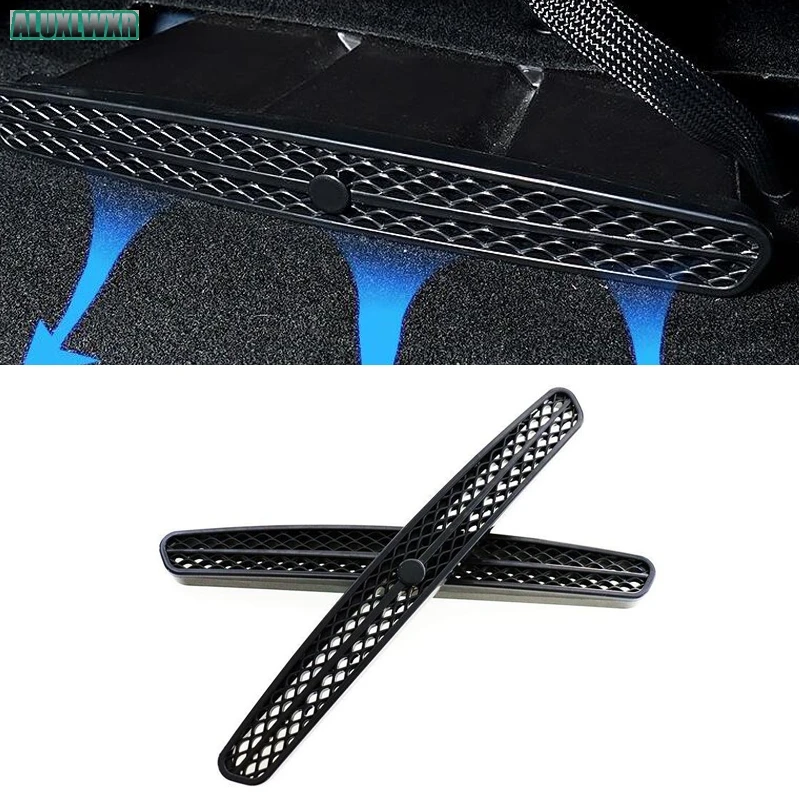 

Seat AC Heat Floor Air Conditioner Duct Vent Outlet Grille Cover Trim Car Accessories 2016 2017 2018 2019 for Infiniti QX30 Abs