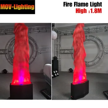 

2pcs 36*10mm stage fire effect Decoration projector Red Silk fake flame lighting