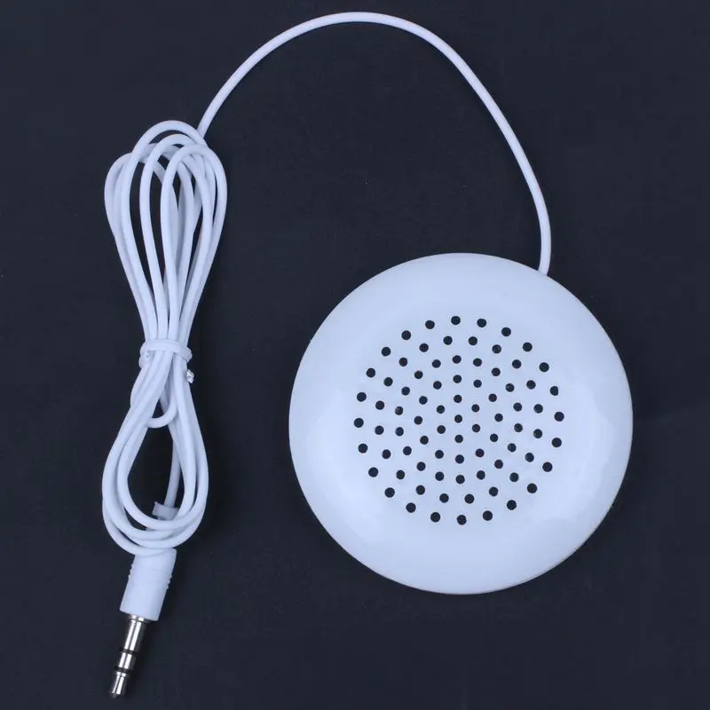 Новый 3 5 мм портативный мини динамик Pad для MP3 MP4 CD iPod Phone белый|Портативные колонки|