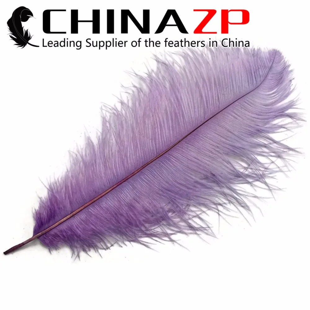 

CHINAZP Factory 35-40 см (14-16 дюймов) длина 100 шт./лот Хорошее качество окрашенные Лавандовые страусиные перья