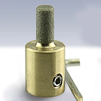 

Grinder Head 1" 3/4" 1/4" Brass Core Standard Grit Stained Glass Grinder Bit Head For Glass Stone Grinding Bits
