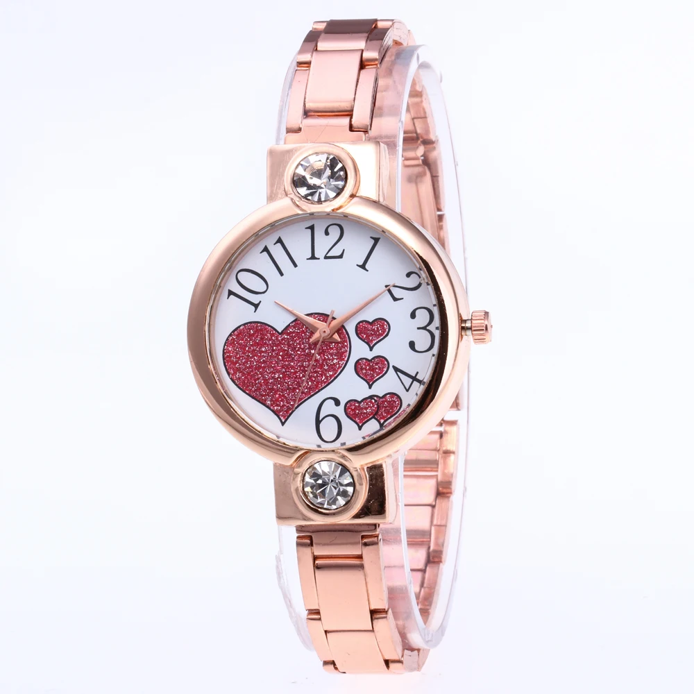 Heart Watches Women Top Brand Luxury Casual Clock Diamond Ladies Wrist ...