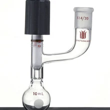 Колба, хранение с внешним соединением, Емкость: 25 мл, соединение: 14/20, размер клапана: 0-4 мм F461025