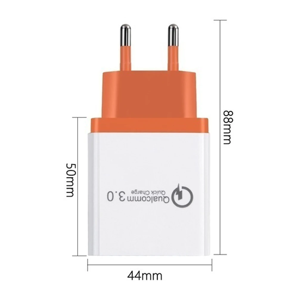 Новое поступление 4 порта Быстрая зарядка QC 3,0 USB зарядное устройство дорожный настенный адаптер ЕС США штекер 3.1A мобильный телефон Быстрая зарядка Мода