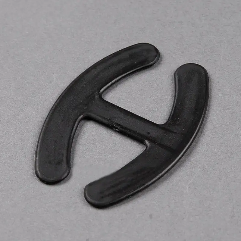 5 шт./упак., сексуальные женские крючки для бюстгальтера с регулировкой на ремне, консилер-консилер черного/прозрачного цвета - Цвет: Black