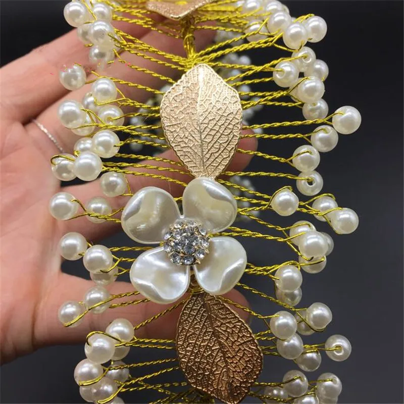 bridal-handmade-pearl-Hair-ornaments-gold-floral-leaves-lady-girls-wedding-party-accessories-women-headress-RE621 (3)