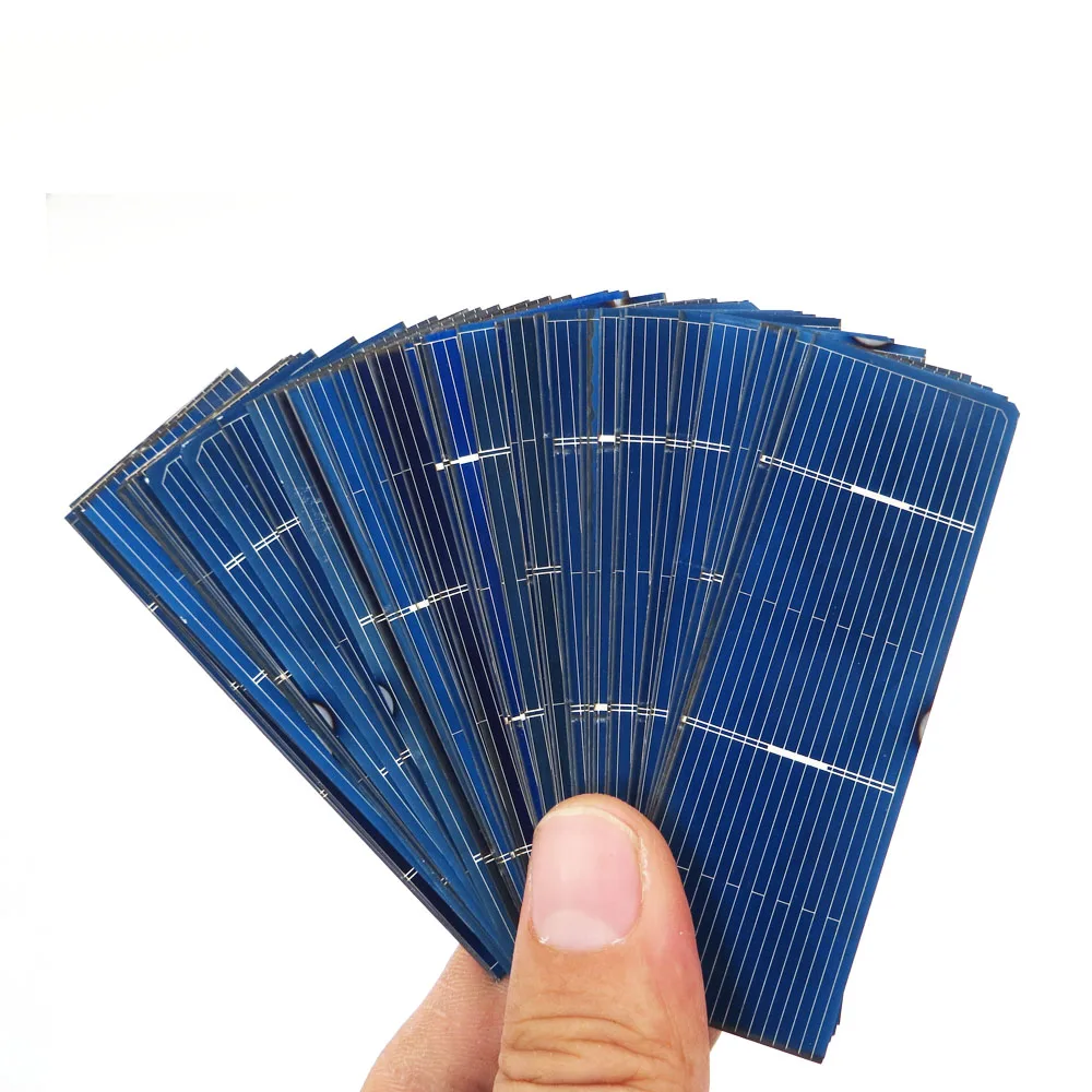50 шт. x Солнечная панель Painel Cells 125 156 DIY зарядное устройство поликристаллический