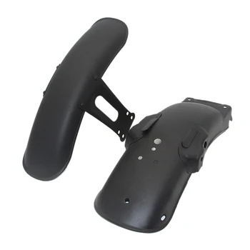 

1Set Black Metal Motorcycle Rear And Front Fender Mud Guard Cover Protector Fit For Cg125 Retro Modification