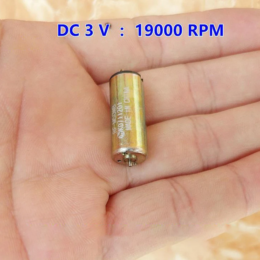 1 шт. M50 модель микро мотор-редуктор постоянного тока 3V 19000 об/мин с коротким валом