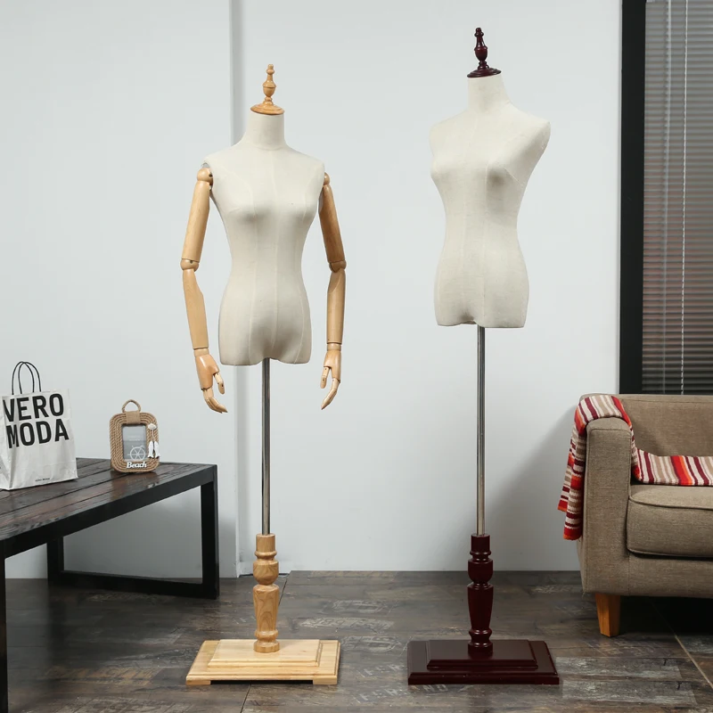 

Props female half-length mannequin clothes rack display female mannequin wedding dress women fabric mannequin