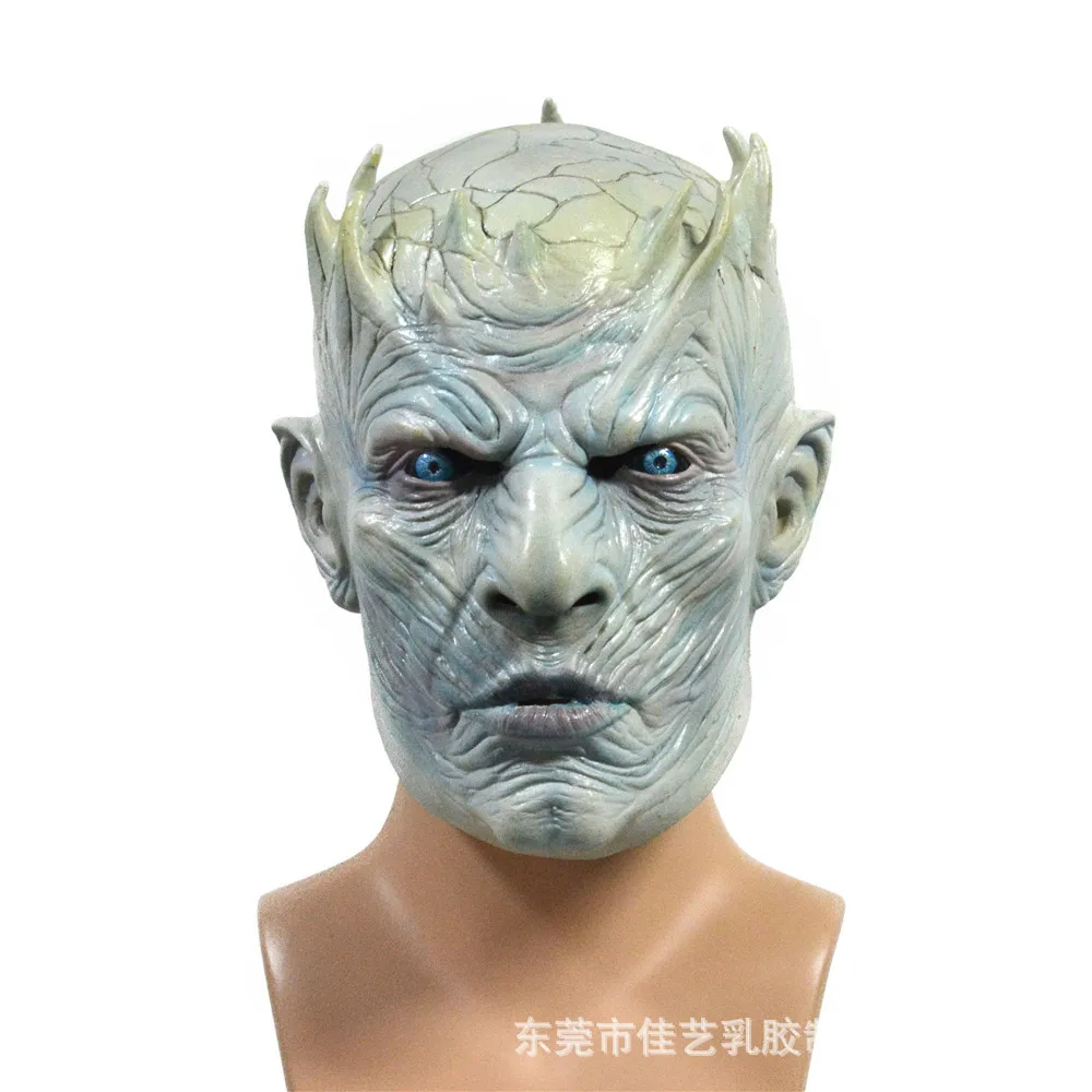 

Realistic Latex The Game of Thrones Night King Masks Halloween Cosplay Party Mask Adult Full Face Zombie Ball Costume Mask Props