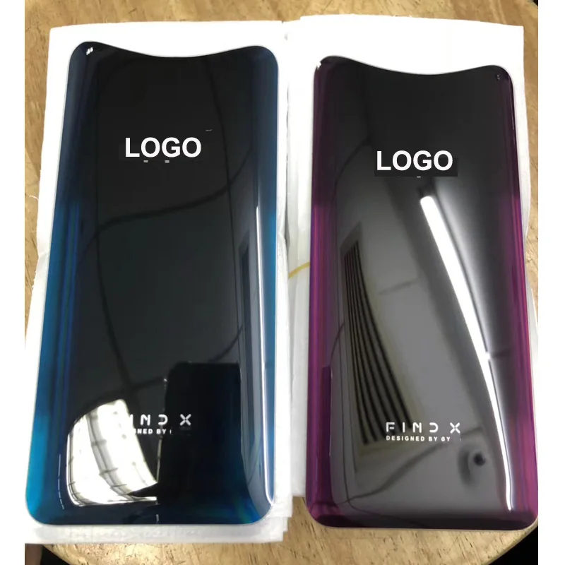 Оригинальная стеклянная задняя крышка батарейного отсека для OPPO Find X FindX замена