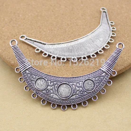 10 шт./лот 88*26 мм старинное серебро металла Ожерелья для мужчин ссылка Подвески Талисманы с петлей Инструменты для наращивания волос для