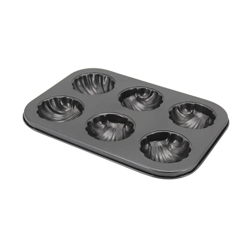 Madeleine формы для торта из углеродистой стали 3D корпуса металлические печенья