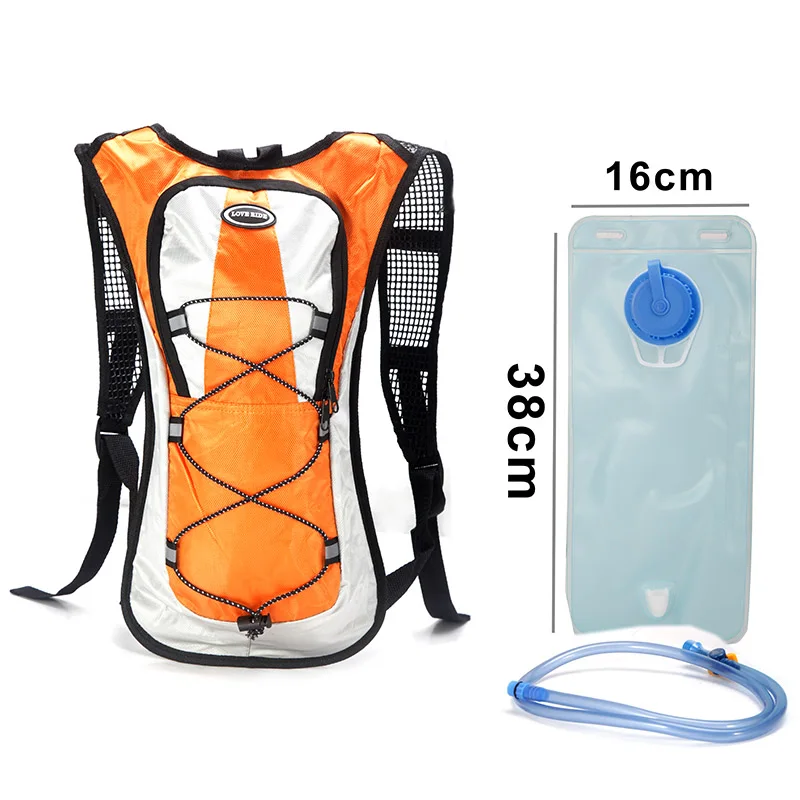 Zocoo ciclismo agua de la bicicleta bolsa mochila carretera/горный велосипед Спорт agua corriente vejiga внешнее оборудование - Цвет: Цвет: желтый